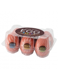 Набор из 6 мастурбаторов-яиц Tenga Egg Variety Pack V - Tenga - в Таганроге купить с доставкой