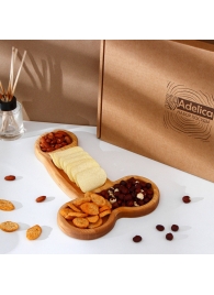 Деревянное блюдо для подачи в форме члена (32,5 х 20 х 1,7 см) - Сима-Ленд - купить с доставкой в Таганроге