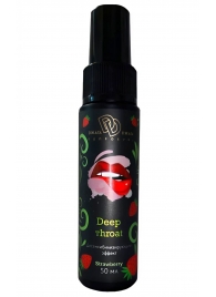 Спрей для горла Deep Throat с десенсибилизирующим эффектом и вкусом клубники - 50 мл. - БиоМед - купить с доставкой в Таганроге