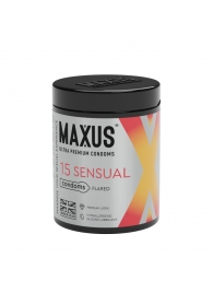 Анатомические презервативы MAXUS Sensual - 15 шт. - Maxus - купить с доставкой в Таганроге