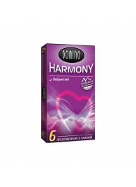 Презервативы с рёбрышками Domino Harmony - 6 шт. - Domino - купить с доставкой в Таганроге