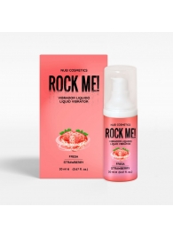 Жидкий вибратор Nuei Rock Me! с ароматом клубники - 20 мл. - Nuei cosmetics - купить с доставкой в Таганроге