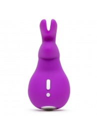 Фиолетовый клиторальный вибратор в форме зайчика - Happy Rabbit в Таганроге Фиолетовый клиторальный вибратор в форме зайчика - Happy Rabbit