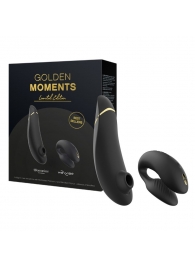 Набор для пар Golden Moments: Womanizer Premium 2 и We-Vibe Chorus - Womanizer купить в Таганроге с доставкой в Orgasmix.ru Набор для пар Golden Moments: Womanizer Premium 2 и We-Vibe Chorus - Womanizer