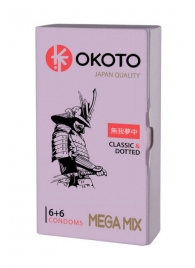 Презервативы OKOTO Mega Mix - 12 шт. - Sitabella - купить с доставкой в Таганроге