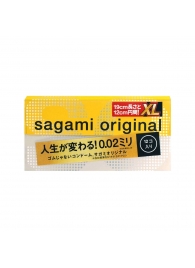 Презервативы увеличенного размера Sagami Original 0.02 XL-size - 12 шт. - Sagami - купить с доставкой в Таганроге