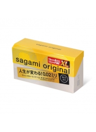 Презервативы увеличенного размера Sagami Original 0.02 XL-size - 12 шт. - Sagami - купить с доставкой в Таганроге