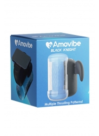 Инновационный робот-мастурбатор Black Knight с функцией пенетрации - Amovibe - в Таганроге купить с доставкой