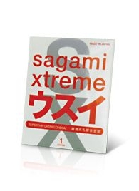 Ультратонкий презерватив Sagami Xtreme SUPERTHIN - 1 шт. - Sagami - купить с доставкой в Таганроге