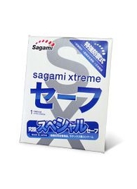 Презерватив Sagami Xtreme Ultrasafe с двойным количеством смазки - 1 шт. - Sagami - купить с доставкой в Таганроге