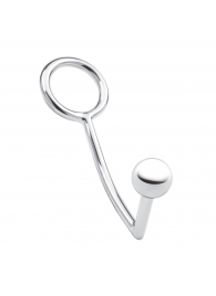 Кольцо на пенис с анальным стимулятором Stainless Steel Anal Hook   Cock Ring - BlueLine - в Таганроге купить с доставкой