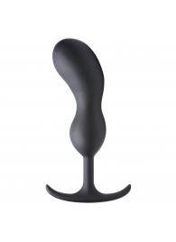 Черный массажер простаты с утяжелителями Premium Silicone Weighted Prostate Plug XL - 20,8 см. - XR Brands - в Таганроге купить с доставкой