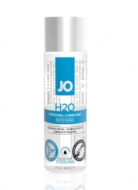 Охлаждающий лубрикант на водной основе JO Personal Lubricant H2O COOLING - 60 мл. - System JO - купить с доставкой в Таганроге