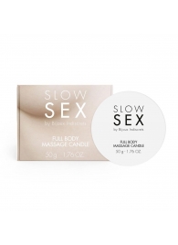 Массажная свеча для всего тела Slow Sex - 50 гр. - Bijoux Indiscrets - купить с доставкой в Таганроге