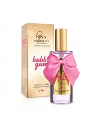 Разогревающее массажное масло Light My Fire Bubble Gum с ароматом бабл-гам - 100 мл. - Bijoux Indiscrets - купить с доставкой в Таганроге