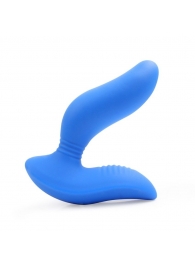 Синий вибромассажер простаты 3,5’’ Curve P-spot Massager - 12 см. - Erokay - в Таганроге купить с доставкой
