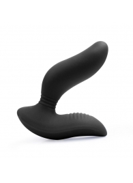Черный вибромассажер простаты 3,5’’ Curve P-spot Massager - 12 см. - Erokay - в Таганроге купить с доставкой