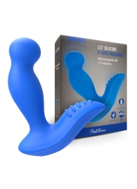 Синий вибромассажер простаты 3,5’’ P-spot Massager - 12,5 см. - Erokay - в Таганроге купить с доставкой