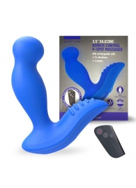 Синий вибромассажер простаты 3,5’’ Remote Control P-spot Massager - 12,5 см. - Erokay - в Таганроге купить с доставкой