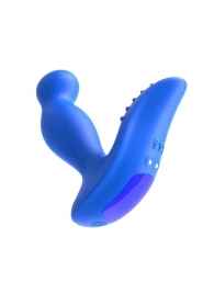 Синий вибромассажер простаты 3,5’’ Remote Control P-spot Massager - 12,5 см. - Erokay - в Таганроге купить с доставкой