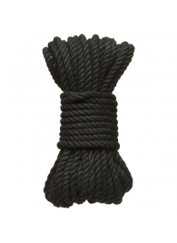 Черная верёвка для связывания и фиксации Bind Tie - 9,14 м. - Doc Johnson - купить с доставкой в Таганроге