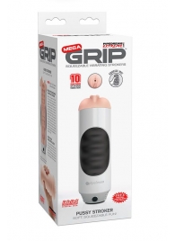 Мастурбатор-вагина Extreme Toyz Mega Grip Vibrating Stroker Mouth - Pipedream - в Таганроге купить с доставкой
