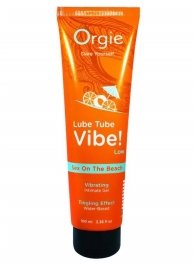 Гель с эффектом вибрации Lube Tube Vibe Low Sex On The Beach - 100 мл. - ORGIE - купить с доставкой в Таганроге