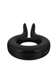 Черное эрекционное кольцо Marry Me Rechargeable Vibrating Cockring - Adrien Lastic - в Таганроге купить с доставкой