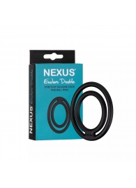 Черное двойное эрекционное кольцо Nexus Enduro Double - Nexus Range - в Таганроге купить с доставкой