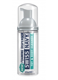Очищающая пенка для игрушек и тела Toy   Body Cleaner Foamer - 47 мл. - Swiss navy - купить с доставкой в Таганроге