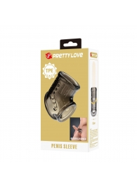 Дымчатая насадка на пенис и мошонку - Baile - в Таганроге купить с доставкой