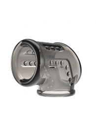 Дымчатая насадка на пенис и мошонку - Baile - в Таганроге купить с доставкой