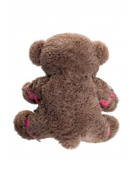 Бондажный набор: бурый мишка с розовыми оковами и наручниками - Pecado - купить с доставкой в Таганроге