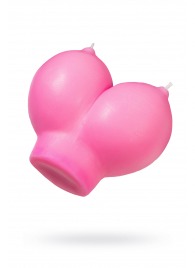 Розовая свеча «Сиськи» - 150 гр. - Pecado - купить с доставкой в Таганроге