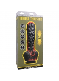 Черно-красная мини-машина на присоске Tendril Thruster - 21,6 см. - Doc Johnson - купить с доставкой в Таганроге