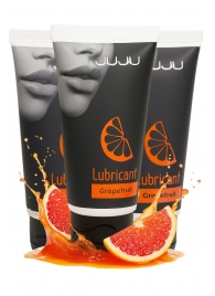 Набор из 3 съедобных лубрикантов JUJU со вкусом грейпфрута - JuJu - купить с доставкой в Таганроге Набор из 3 съедобных лубрикантов JUJU со вкусом грейпфрута - JuJu - купить с доставкой в Таганроге