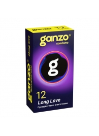 Презервативы с анестетиком для продления удовольствия Ganzo Long Love - 12 шт. - Ganzo - купить с доставкой в Таганроге
