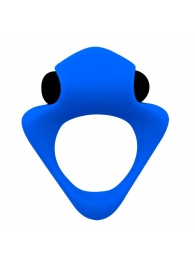 Синее эрекционное кольцо Wooomy Tribeс с вибрацией - Adrien Lastic - в Таганроге купить с доставкой