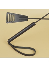 Черный кожаный стек «Сириус» - 60 см. - Sitabella - купить с доставкой в Таганроге