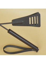 Черный кожаный стек «Сириус» - 60 см. - Sitabella - купить с доставкой в Таганроге