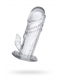 Прозрачная насадка на пенис Uco - 13 см. - A-toys - в Таганроге купить с доставкой
