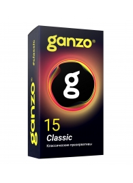 Классические презервативы с обильной смазкой Ganzo Classic - 15 шт. - Ganzo - купить с доставкой в Таганроге