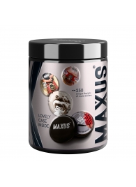 Черные утолщенные презервативы MAXUS Extra Strong с железным кейсом - 15 шт. - Maxus - купить с доставкой в Таганроге