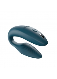 Зеленый вибратор для пар We-Vibe Sync 2 с пультом ДУ - We-vibe купить в Таганроге с доставкой в Orgasmix.ru Зеленый вибратор для пар We-Vibe Sync 2 с пультом ДУ - We-vibe