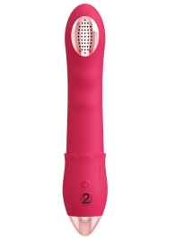 Малиновая насадка на душ с вибрацией Showers to orgasm - 20,1 см. - Orion - купить с доставкой в Таганроге