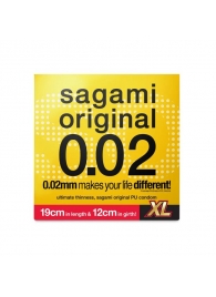 Презерватив увеличенного размера Sagami Original 0.02 XL-size - 1 шт. - Sagami - купить с доставкой в Таганроге