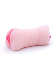 Телесный двусторонний мастурбатор - вагина и ротик - Boys of Toys - в Таганроге купить с доставкой