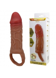 Реалистичная насадка на член Peirre - 15,5 см. - Baile - в Таганроге купить с доставкой