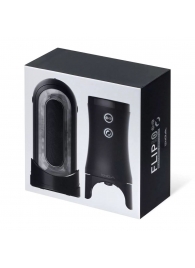 Набор Tenga Flip Zero Electronic Vibrotation: мастурбатор с вибрацией и устройство вращения - Tenga - в Таганроге купить с доставкой Набор Tenga Flip Zero Electronic Vibrotation: мастурбатор с вибрацией и устройство вращения - Tenga - в Таганроге купить с доставкой