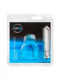 Голубая капа с вибропулей для оральных ласк - Erowoman-Eroman купить в Таганроге с доставкой в Orgasmix.ru Голубая капа с вибропулей для оральных ласк - Erowoman-Eroman